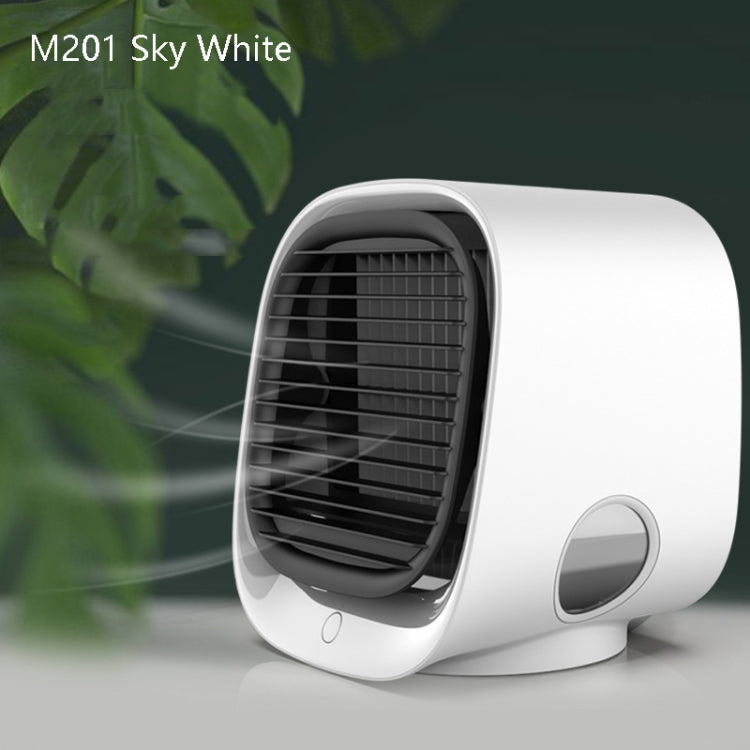 Desktop Cooling Fan USB Portable Office Cold Air Conditioning Fan, Colour: M201 Sky White - Electric Fans by PMC Jewellery | Online Shopping South Africa | PMC Jewellery | Buy Now Pay Later Mobicred