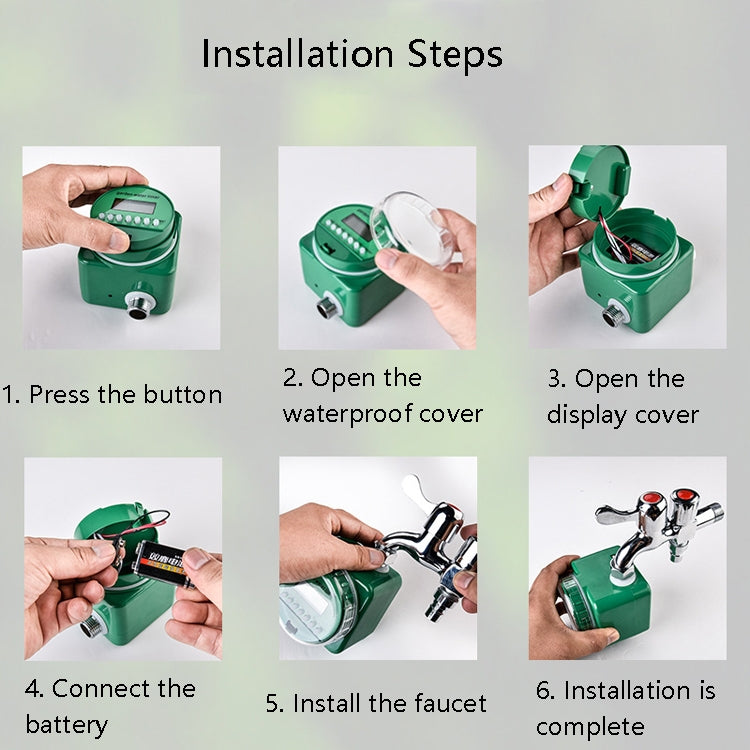 RUAMEA BQ08 Automatic Water Sprayer Micro-Spray Droplets Automatic Sprinkling Timing Irrigation With Rain Sensor Function - Watering & Irrigation by PMc TechLife | Online Shopping South Africa | PMc TechLife | Buy Now Pay Later Mobicred