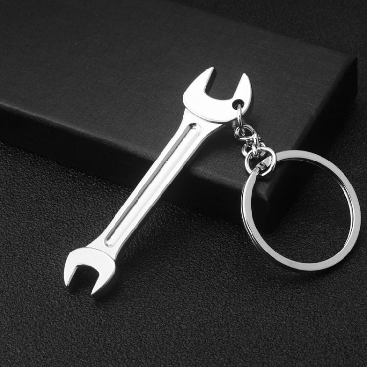 10 PCS Tool Metal Keychain Car Key Ring Pendant, Colour: H-395 Double Head Wrench - Key Rings by PMC Jewellery | Online Shopping South Africa | PMC Jewellery | Buy Now Pay Later Mobicred