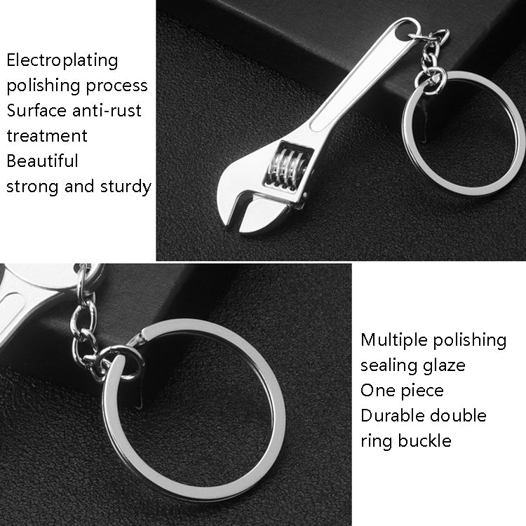 10 PCS Tool Metal Keychain Car Key Ring Pendant, Colour: H-402 Hand Saw - Key Rings by PMC Jewellery | Online Shopping South Africa | PMC Jewellery | Buy Now Pay Later Mobicred