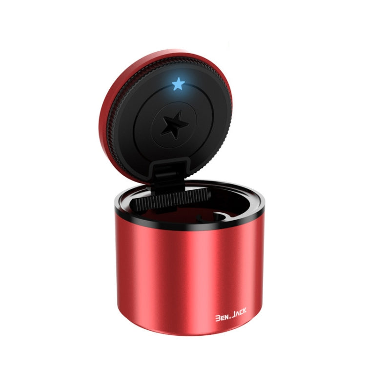 BEN.JACK Ashtray With Cover Personality Multi-Function Universal Car Ashtray(Red) - free shipping - PMC TechLife - Order now!