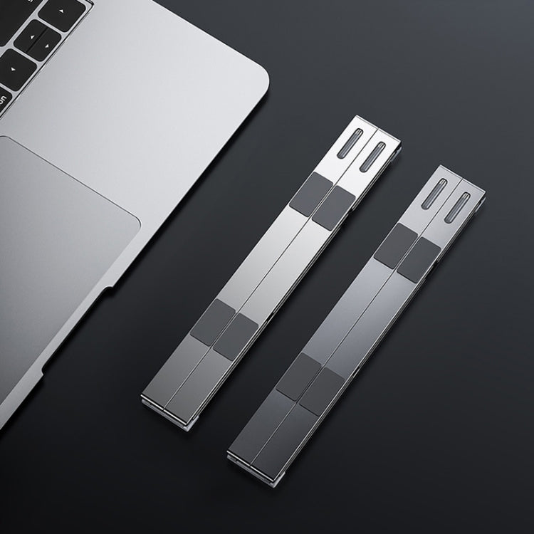 Oatsbasf Z02 Laptop Increasing Cooling Bracket Aluminum Alloy Desktop Adjustable Bracket(Silver) - free shipping - PMC Jewellery - Order now!