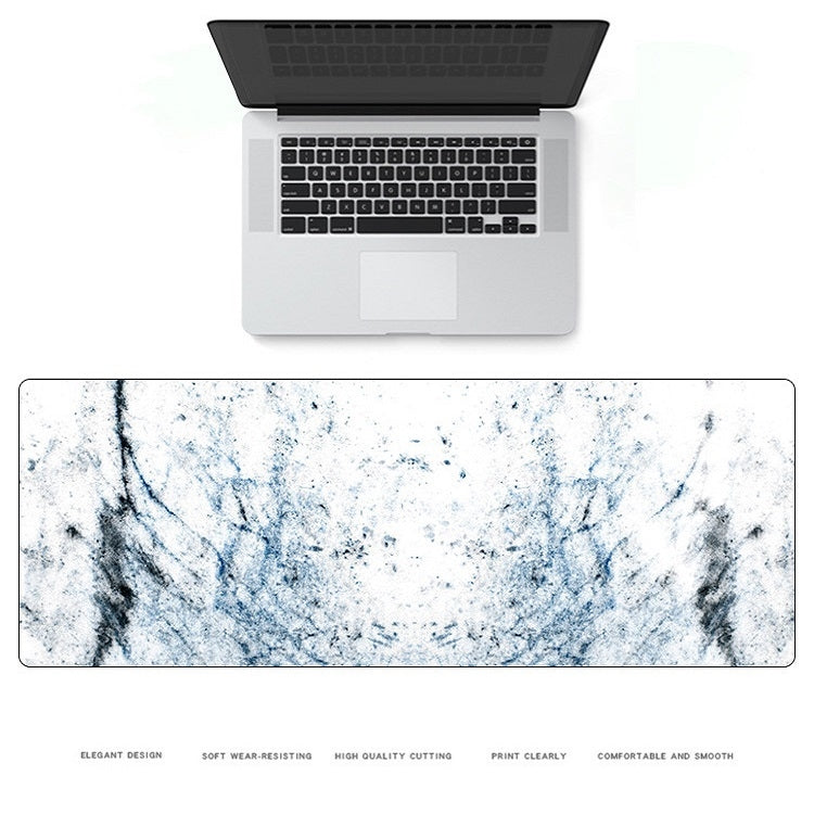 300x800x5mm Marbling Wear-Resistant Rubber Mouse Pad(Black Gold Marble) - Mouse Pads by PMC TechLife | Online Shopping South Africa | PMC TechLife | Buy Now Pay Later Mobicred