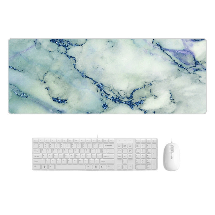 400x900x5mm Marbling Wear-Resistant Rubber Mouse Pad(Blue Crystal Marble) - Mouse Pads by PMC Jewellery | Online Shopping South Africa | PMC Jewellery | Buy Now Pay Later Mobicred