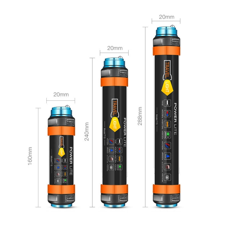 T25 Outdoor LED Camping Light Multi-Function Emergency IP68 Waterproof Flashlight with Mosquito Repellent / Warning Function - Camping Lighting by PMc TechLife | Online Shopping South Africa | PMc TechLife | Buy Now Pay Later Mobicred