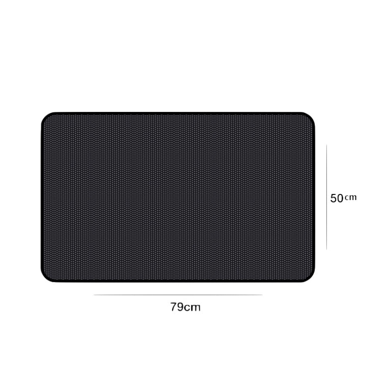 4 PCS Net Yarn Magnetic Suction Type Car Sunshade Curtain, Size: Thick Back Row Square - Sound & Heat Insulation Cotton by PMC TechLife | Online Shopping South Africa | PMC TechLife | Buy Now Pay Later Mobicred