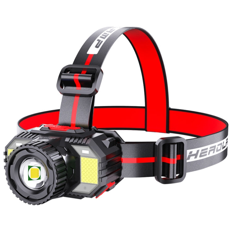 TG-TD009 LED Strong Headlamp Head-Mounted USB Rechargeable Zoom Sensor Headlamp, Colour: White Light - Headlamp by PMc TechLife | Online Shopping South Africa | PMc TechLife | Buy Now Pay Later Mobicred