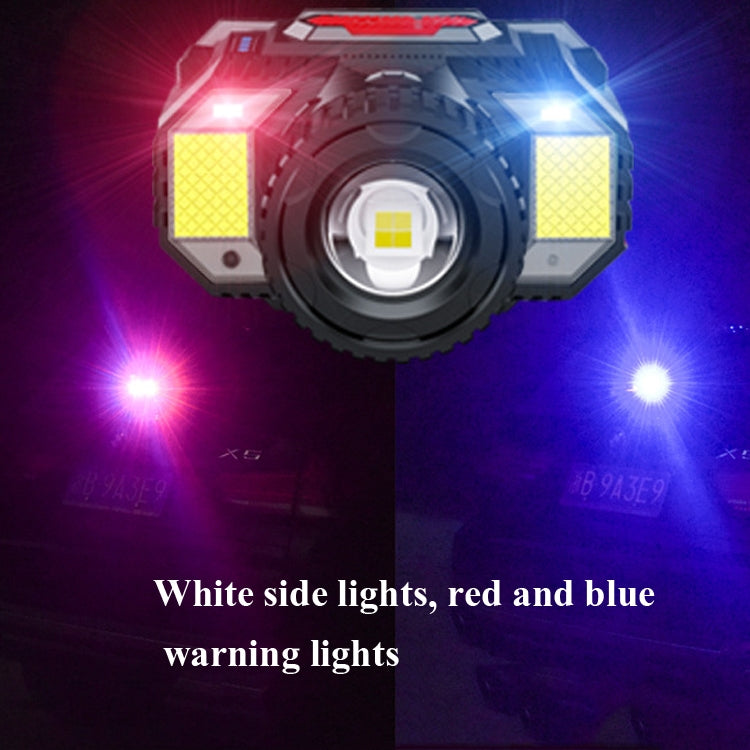 TG-TD009 LED Strong Headlamp Head-Mounted USB Rechargeable Zoom Sensor Headlamp, Colour: White Light - Headlamp by PMc TechLife | Online Shopping South Africa | PMc TechLife | Buy Now Pay Later Mobicred
