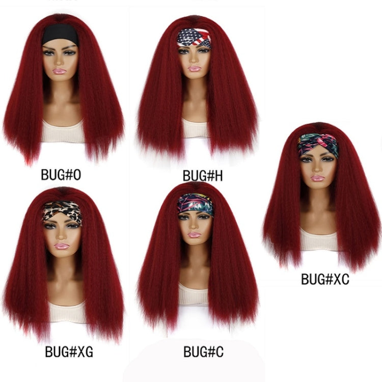 Turban Headband Corn Beard Long Hair Wig Headgear, Color Classification: BUG # XC - free shipping - PMC TechLife - Order now!