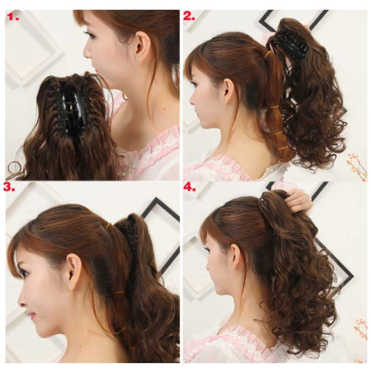 Women Curly Hair Short Ponytail Wig With Shark Clip(4AH27A #) - free shipping - PMC TechLife - Order now!