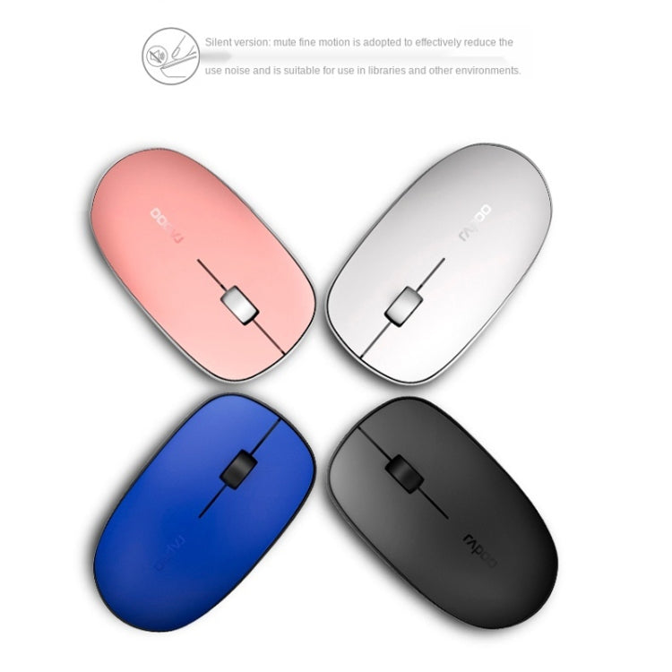 Rapoo M200G 1300 DPI 3 Keys Silent Wireless Mouse(Blue) - free shipping - PMC Jewellery - Order now!