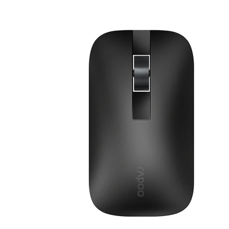 Rapoo M550 1300DPI 3 Keys Home Office Wireless Bluetooth Silent Mouse, Colour: Ordinary Version Black - Wireless Mice by Rapoo | Online Shopping South Africa | PMC Jewellery | Buy Now Pay Later Mobicred