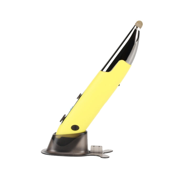 PR-A19 2.4GHz Wireless Charging Bluetooth Mouse Pen Type Shining Quiet Mouse(Yellow) - Wireless Mice by PMC Jewellery | Online Shopping South Africa | PMC Jewellery | Buy Now Pay Later Mobicred