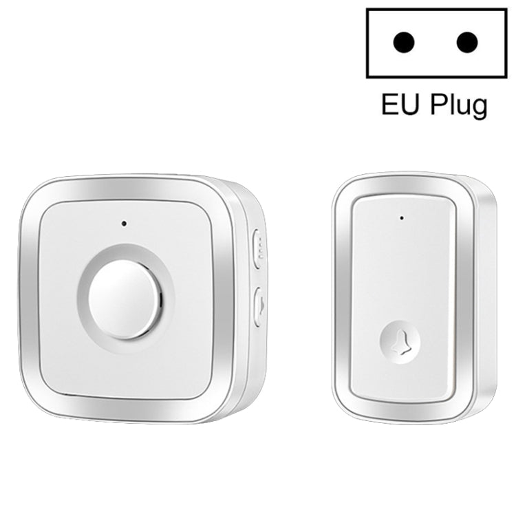 CACAZI A58 1 For 1 Smart Wireless Doorbell without Battery, Plug:EU Plug(Silver) - free shipping - PMC TechLife - Order now!