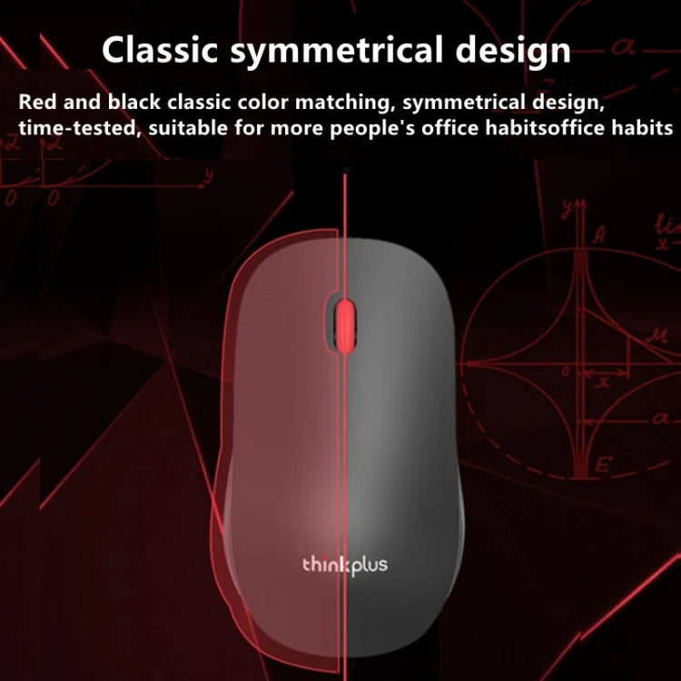 Lenovo Thinkplus M80 Office Lightweight Ergonomic Laptop Mouse, Specification: Wired - free shipping - PMC TechLife - Order now!