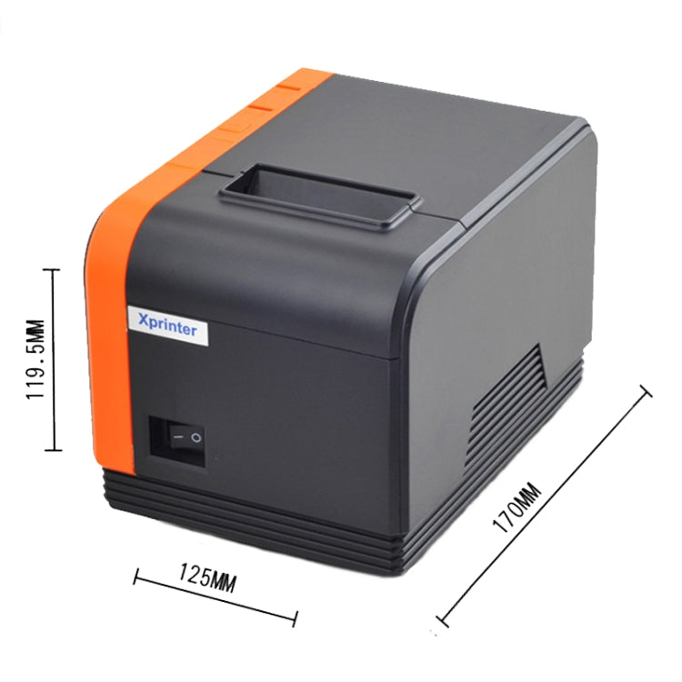 Xprinter XP-T58L 58mm Supermarket Cashier Receipt Thermal Printer, Spec: Parallel Port(US Plug) - Printer by Xprinter | Online Shopping South Africa | PMC Jewellery | Buy Now Pay Later Mobicred