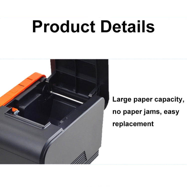 Xprinter XP-T58L 58mm Supermarket Cashier Receipt Thermal Printer, Spec: Parallel Port(EU Plug) - free shipping - PMC TechLife - Order now!