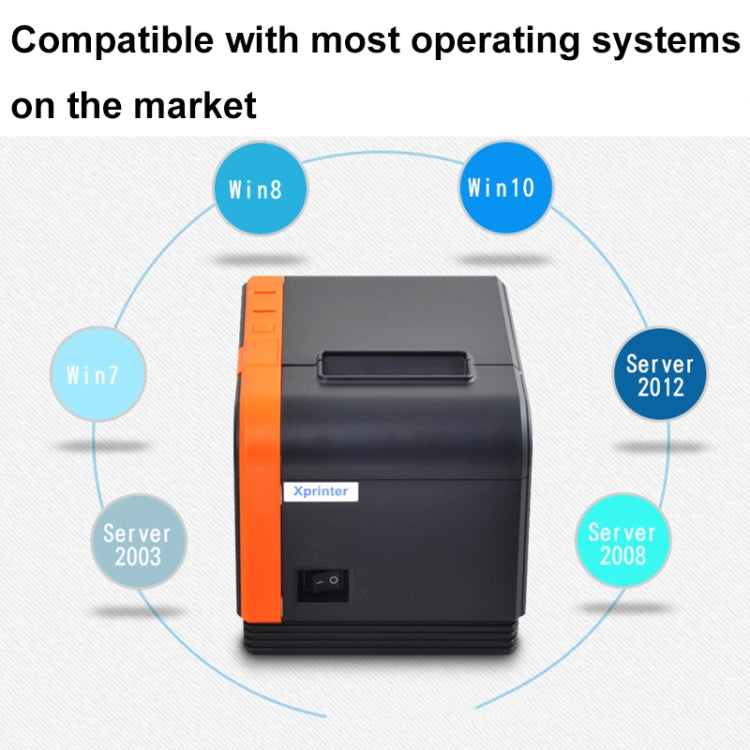 Xprinter XP-T58L 58mm Supermarket Cashier Receipt Thermal Printer, Spec: USB Port(US Plug) - free shipping - PMC TechLife - Order now!