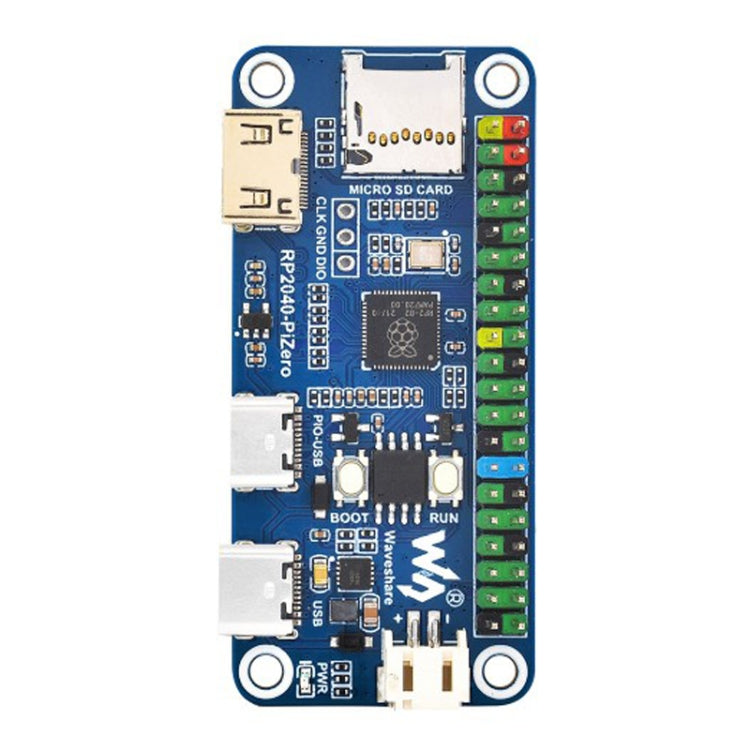 Waveshare 25506 RP2040-PiZero Development Board, Based On Raspberry Pi RP2040, 264KB SRAM And 16MB - Modules Expansions Accessories by Waveshare | Online Shopping South Africa | PMC Jewellery | Buy Now Pay Later Mobicred