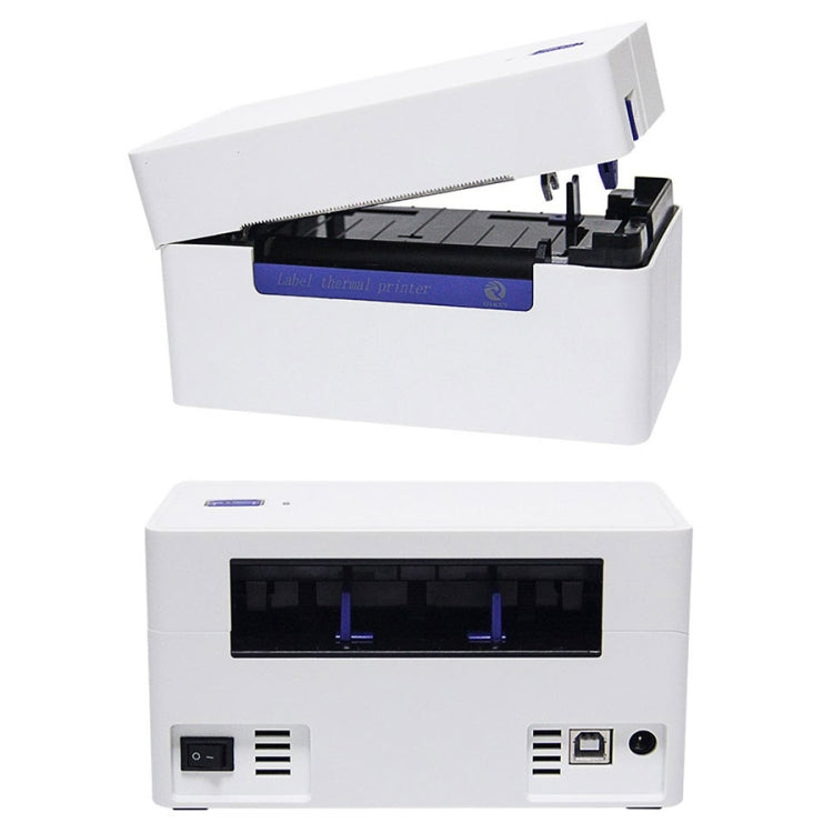 QIRUI 104mm Express Order Printer Thermal Self-adhesive Label Printer, Style:QR-488(UK Plug) - Printer by PMC TechLife | Online Shopping South Africa | PMC TechLife | Buy Now Pay Later Mobicred