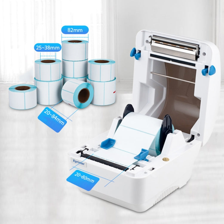 Xprinter XP-320B 80mm Thermal Barcode Supermarket Cashier Label Printer, Spec: USB+Bluetooth(US Plug) - free shipping - PMC TechLife - Order now!