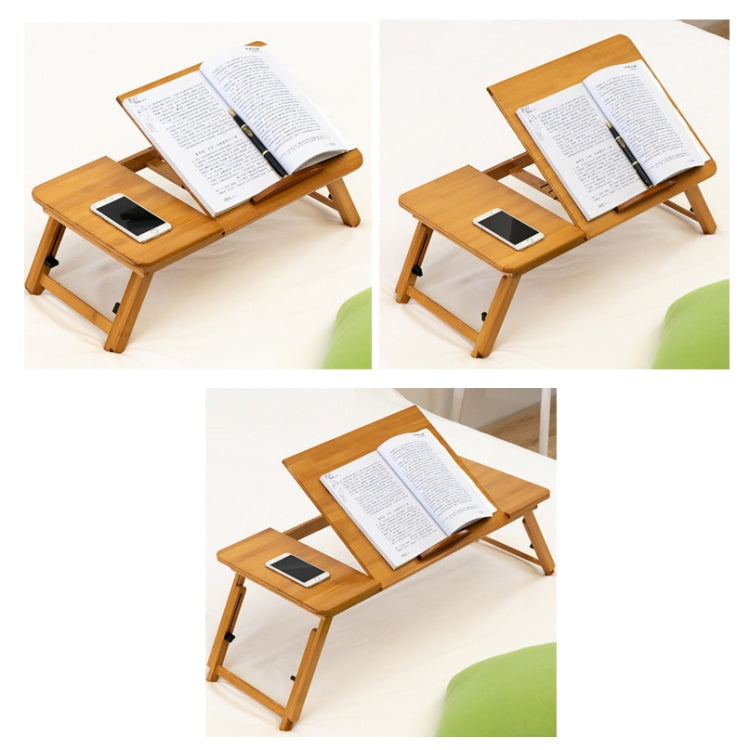 741ZDDNZ Bed Use Folding Height Adjustable Laptop Desk Dormitory Study Desk, Specification: Small 56cm - Laptop Stand by PMC Jewellery | Online Shopping South Africa | PMC Jewellery | Buy Now Pay Later Mobicred