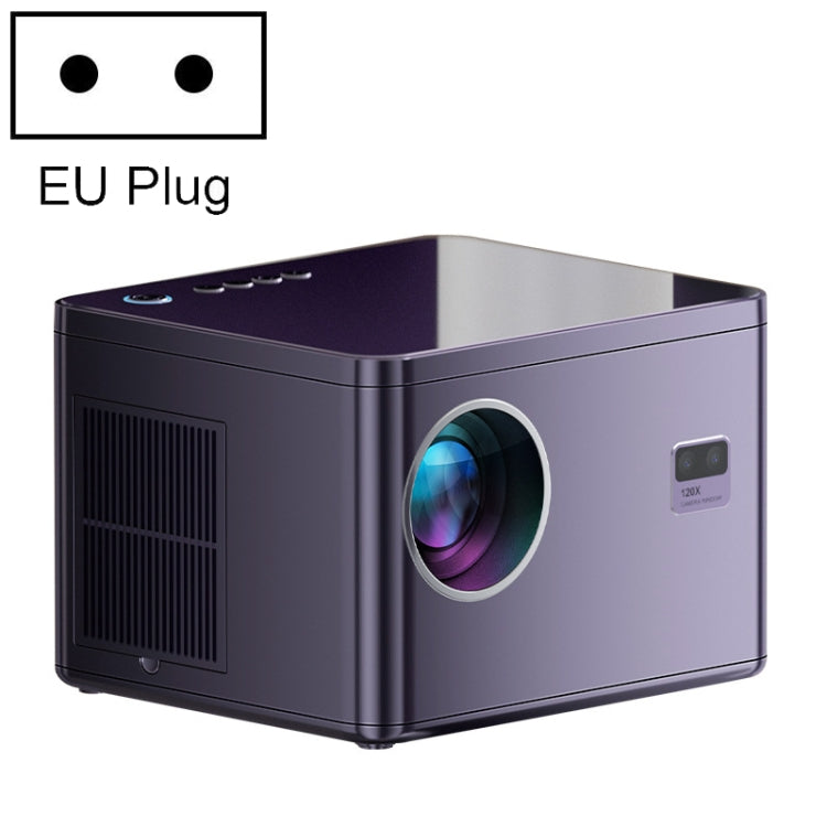 K1 1080P HD Motorized Focus Projector Home 5G Dual-Band WiFi Wireless Projector(EU Plug) - Mini Projector by PMC Jewellery | Online Shopping South Africa | PMC Jewellery | Buy Now Pay Later Mobicred