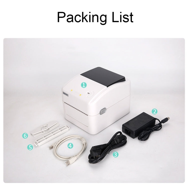 Xprinter XP-420B 108mm Express Order Printer Thermal Label Printer, Style:USB+WIFI(UK Plug) - free shipping - PMC TechLife - Order now!