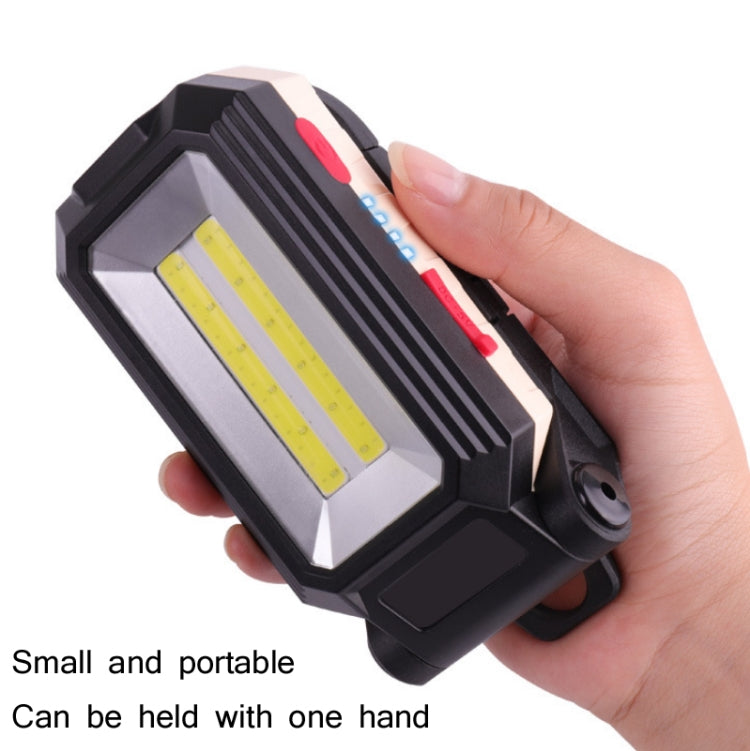 W559 2 COB + T6 Glare Car Inspection Working Light USB Charging LED Folding Camping Lamp with Hook + Magnet - free shipping - PMC Jewellery - Order now!