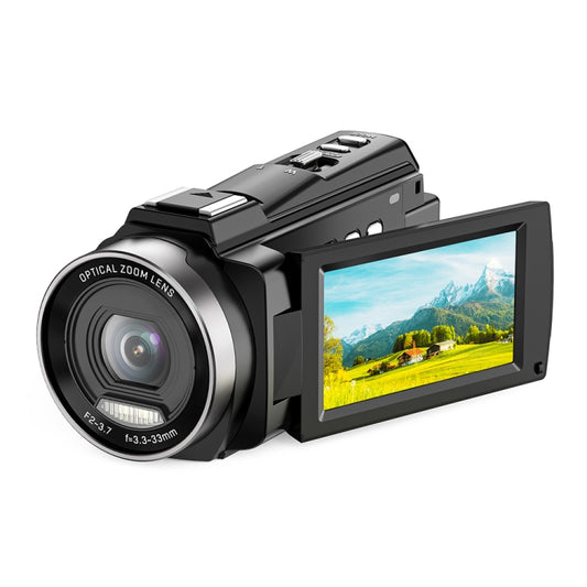 HDV265K 5K 30FPS 3.0-Inch HD Digital 3X Optical Zoom Outdoor Sports DV Camera EU Plug(Black) - Video Cameras by PMC Jewellery | Online Shopping South Africa | PMC Jewellery | Buy Now Pay Later Mobicred