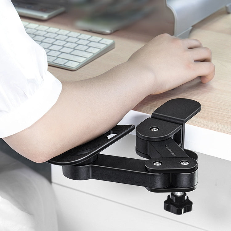 Vaydeer TJ2011 Computer Hand Bracket Mouse Pad Metal Lazy Arm Support Cantilever Wrist Pad(Black) - Other by Vaydeer | Online Shopping South Africa | PMC TechLife | Buy Now Pay Later Mobicred