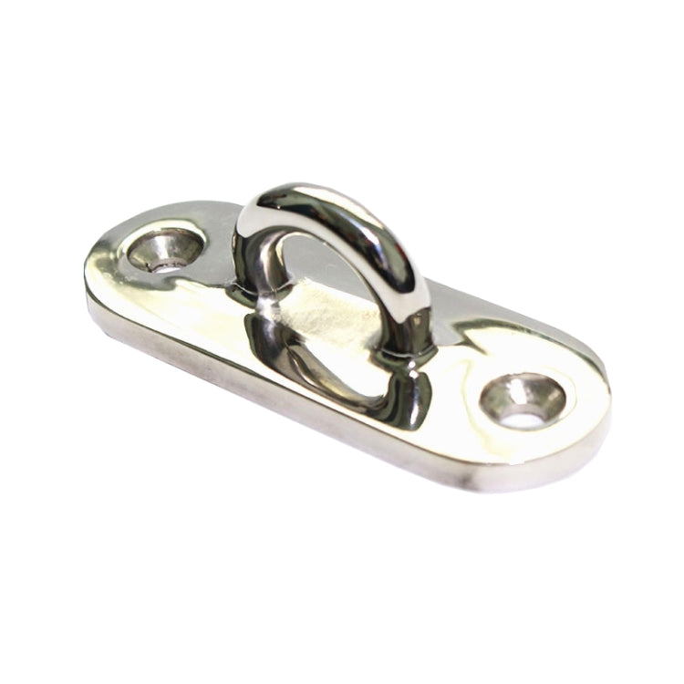 316 Stainless Steel Oval Boat Plate Seat Hand Rowing Boat Fixed Seat Accessories, Specification: 100mm - Marine Accessories & Parts by PMC TechLife | Online Shopping South Africa | PMC TechLife | Buy Now Pay Later Mobicred