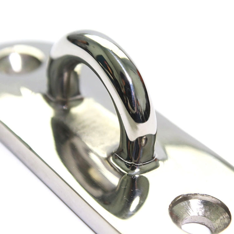316 Stainless Steel Oval Boat Plate Seat Hand Rowing Boat Fixed Seat Accessories, Specification: 100mm - Marine Accessories & Parts by PMC TechLife | Online Shopping South Africa | PMC TechLife | Buy Now Pay Later Mobicred