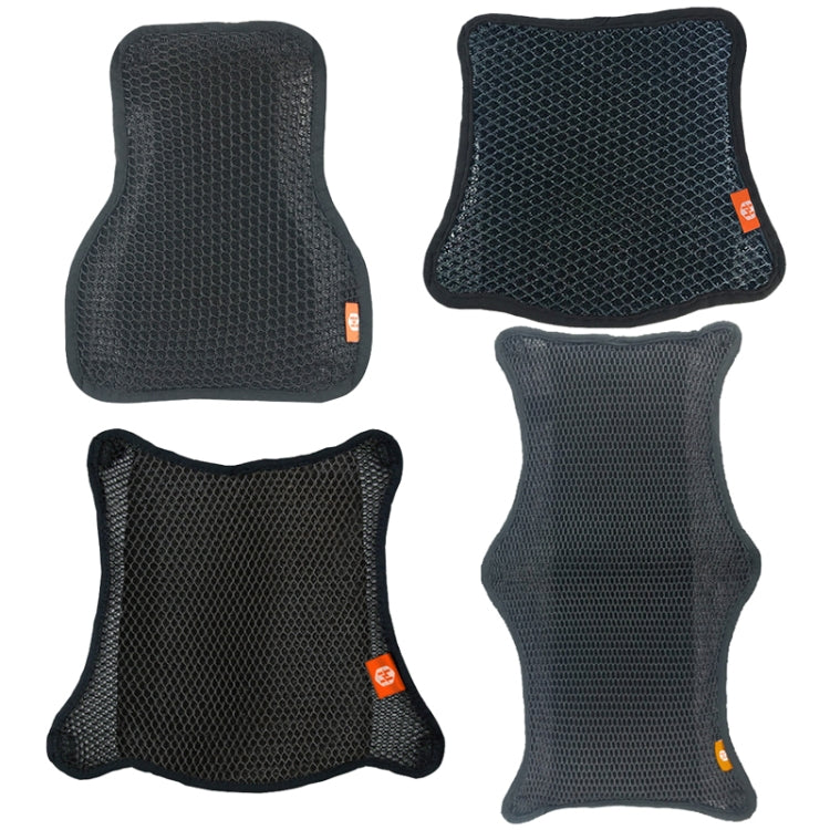 HOUZHI MTZT1010 Motorcycle Sun Insulation Cushion 3D Grid Breathable Sweating Cool Seat Cover, Style: Double Layer L - Seat Covers by PMC Jewellery | Online Shopping South Africa | PMC Jewellery | Buy Now Pay Later Mobicred