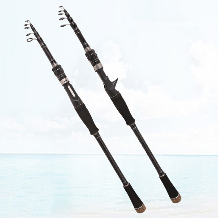 Carbon Telescopic Luya Rod Short Section Fishing Throwing Rod, Length: 2.1m(Straight Handle) - Fishing Rods & Accessories by PMC TechLife | Online Shopping South Africa | PMC TechLife | Buy Now Pay Later Mobicred