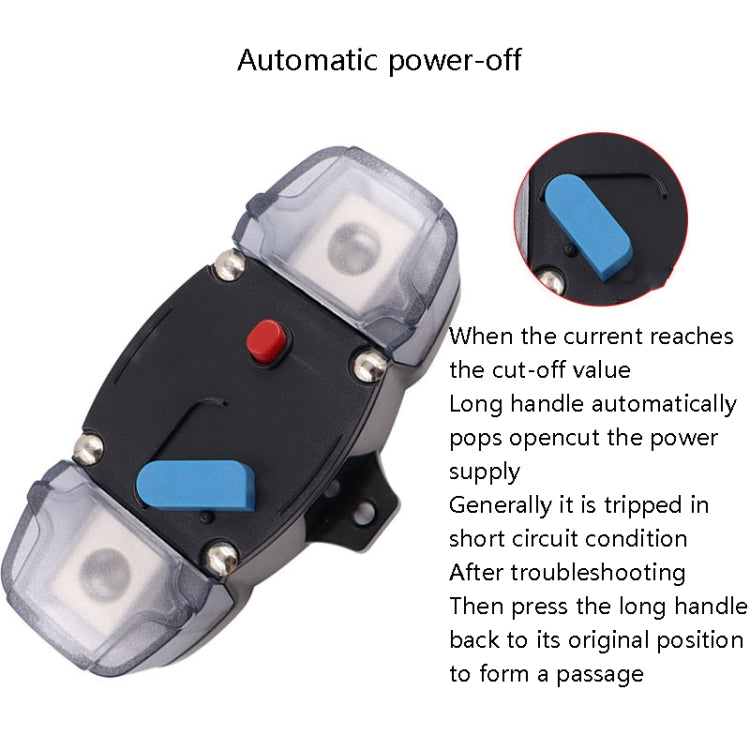CB8 Car Route Yacht Ship Audio Refit Automatic Circuit Breaker Power Circuit Protection Insurance Switch, Specification: 200A - Fuse by PMC TechLife | Online Shopping South Africa | PMC TechLife | Buy Now Pay Later Mobicred