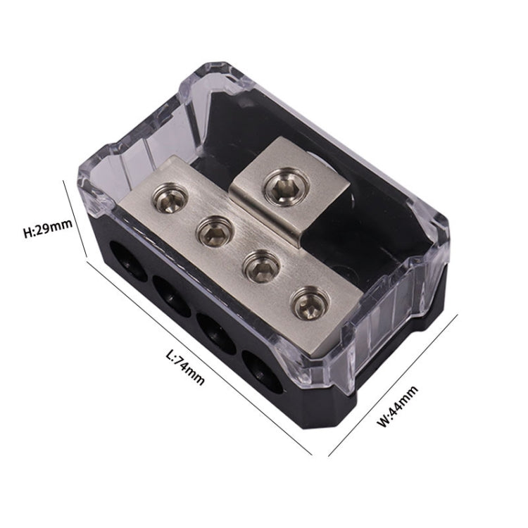 Car Audio Power Amplifier One Point Four Junction Box Hub Splitter(DB29) - Car Amplifiers by PMC TechLife | Online Shopping South Africa | PMC TechLife | Buy Now Pay Later Mobicred