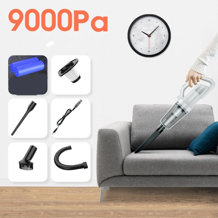 Basic 2 Section 7.4V Car Home High Suction Handheld Mute Wireless Vacuum Cleaner - free shipping - PMC TechLife - Order now!