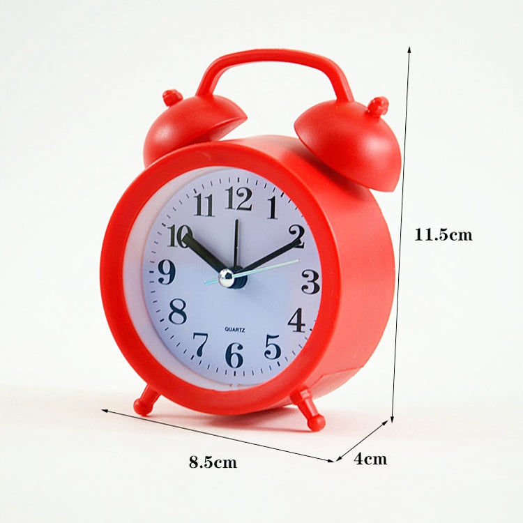 2 PCS Student Bed Small Alarm Clock Desk Alarm Clock(Red) - Alarm Clocks by PMc TechLife | Online Shopping South Africa | PMc TechLife | Buy Now Pay Later Mobicred
