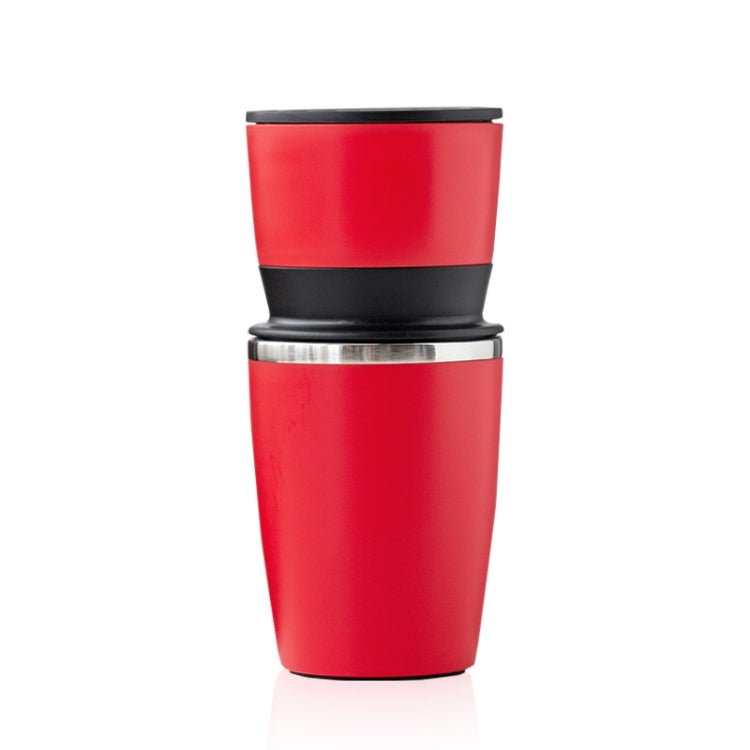 Portable Coffee Beans Grinder Home Hand-Cranked Coffee Machine Stainless Steel Grinder(Red) - free shipping - PMC TechLife - Order now!
