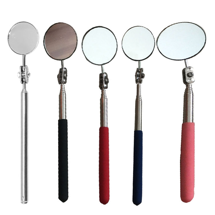 Car Repair Detection Mirror Universal Folding Telescopic Mirror Welding Chassis Inspection Mirror, Model: Black Handle 50mm - free shipping - PMC TechLife - Order now!