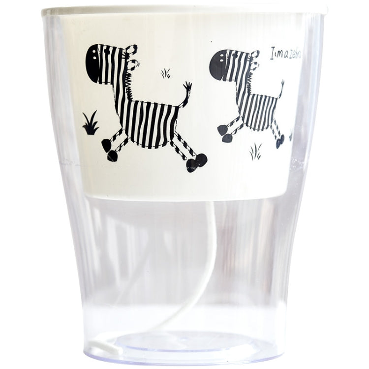 Fully Transparent Hydroponic Flower Pots Water Level Visible Non-Broken Glue Self-Absorbent Plastic Flower Pots, Size: W09 Caliber 17.5cm(Full Transparent Zebra Pattern) - Flower Pots & Planters by PMc TechLife | Online Shopping South Africa | PMc TechLife | Buy Now Pay Later Mobicred