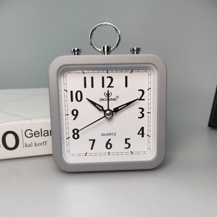 Candy Color Office Home Student Square Alarm Clock(Grey) - Alarm Clocks by PMc TechLife | Online Shopping South Africa | PMc TechLife | Buy Now Pay Later Mobicred