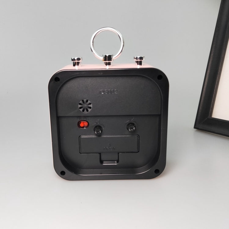 Lazy Silent Small Alarm Clock Office Home Desktop Clock(Red) - Alarm Clocks by PMc TechLife | Online Shopping South Africa | PMc TechLife | Buy Now Pay Later Mobicred