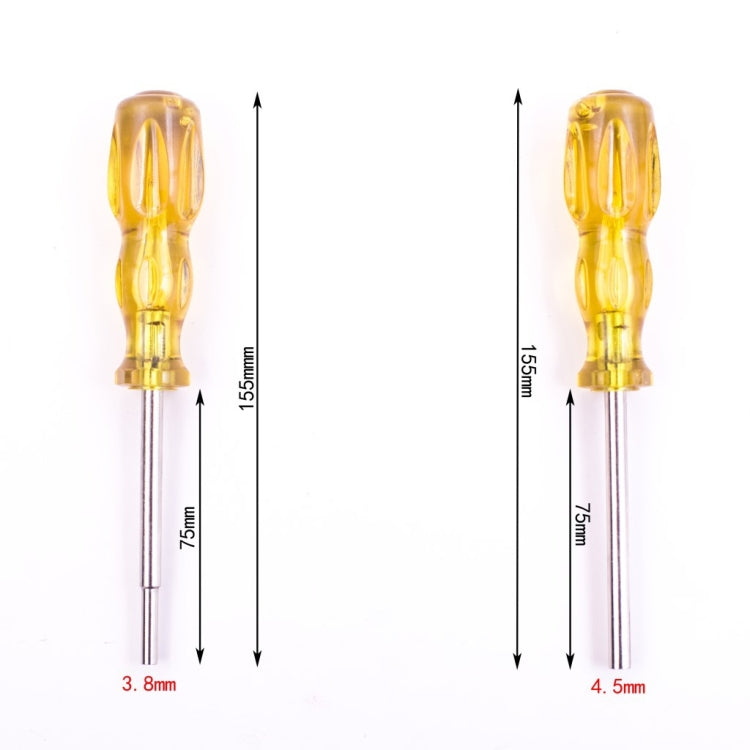 4 PCS Disassembly Tool Screwdriver Sleeve Applicable For Nintendo N64 / SFC / GB / NES / NGC(Orange Yellow 4.5mm) - free shipping - PMC TechLife - Order now!