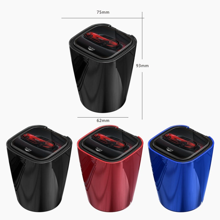 Automotive Supplies Car Loaded Ashtray(Bright Black) - Ashtrays by PMC TechLife | Online Shopping South Africa | PMC TechLife | Buy Now Pay Later Mobicred