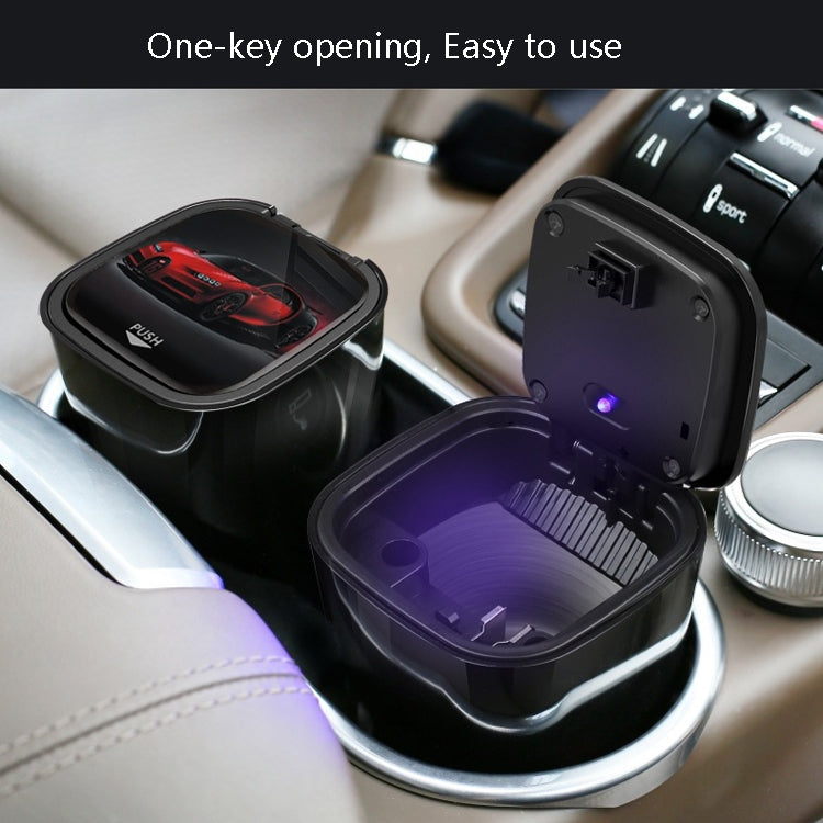 Automotive Supplies Car Loaded Ashtray(Bright Black) - Ashtrays by PMC TechLife | Online Shopping South Africa | PMC TechLife | Buy Now Pay Later Mobicred