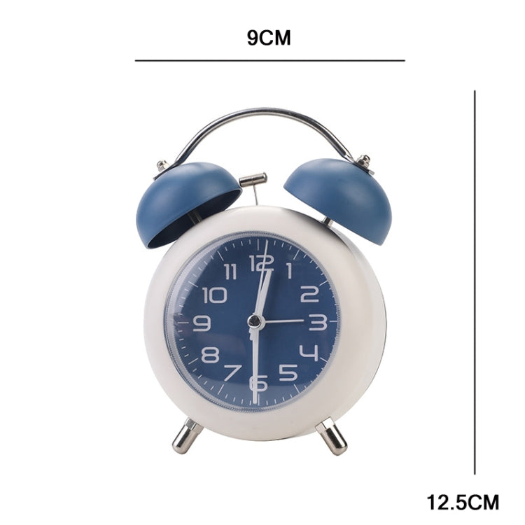 Bedroom Desktop Metal Digital Mechanical Alarm Clock Living Room Silent Clock With Night Light(Pink) - Alarm Clocks by PMc TechLife | Online Shopping South Africa | PMc TechLife | Buy Now Pay Later Mobicred