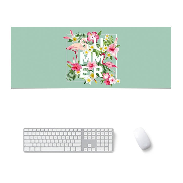 900x400x5mm Office Learning Rubber Mouse Pad Table Mat(2 Flamingo) - Mouse Pads by PMC TechLife | Online Shopping South Africa | PMC TechLife | Buy Now Pay Later Mobicred