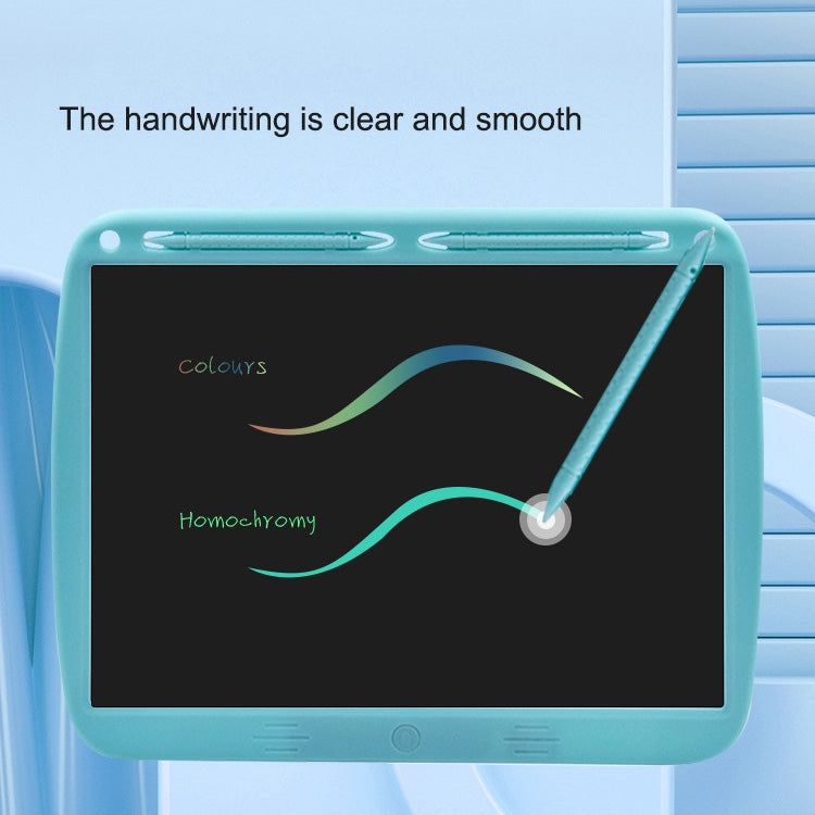 15inch Charging Tablet Doodle Message Double Writing Board LCD Children Drawing Board, Specification: Monochrome Lines (Blue) -  by PMC TechLife | Online Shopping South Africa | PMC TechLife | Buy Now Pay Later Mobicred